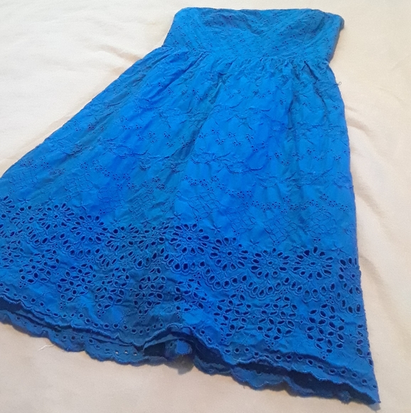 Size 2 Strapless Dress - Picture 2 of 5